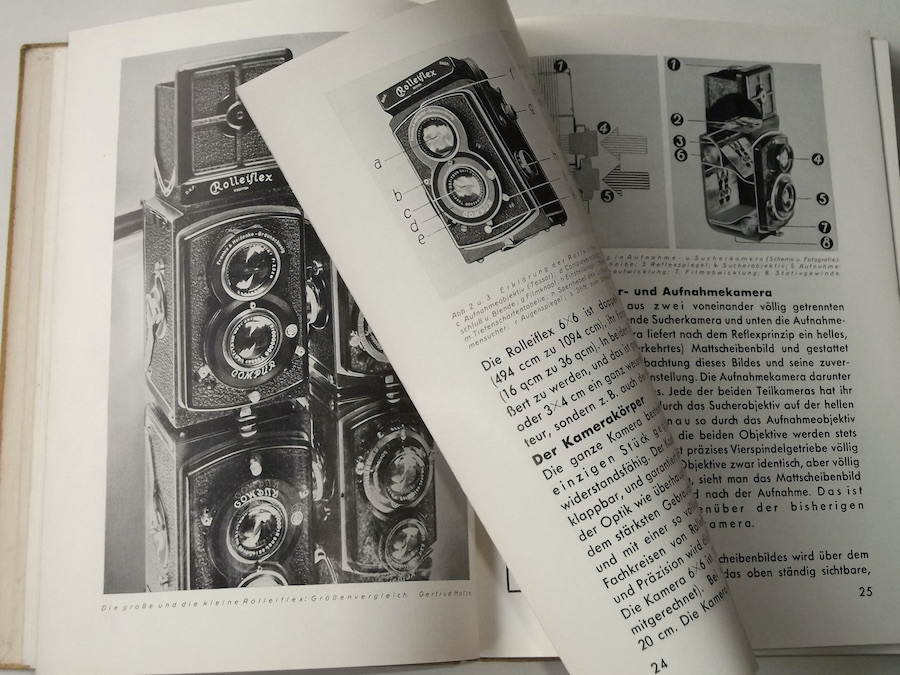 1935年 ドイツ語 洋書 ローライフレックスの本 ROLLEIFLEX ROLLEICORD 戦前 アンティーク 二眼レフ カメラ 写真技法 書籍 ローライコード_画像3