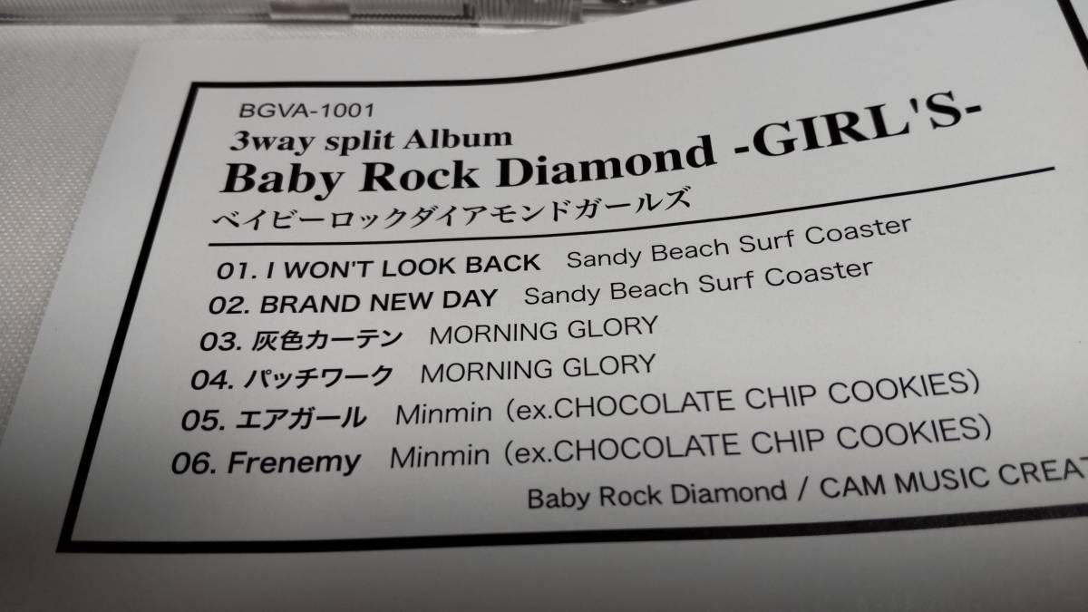 A2170　 『CD』　Baby Rock Diamond -GIRL'S-　Sandy Beach Surt Coater MORNING GLORY Minmin _画像4