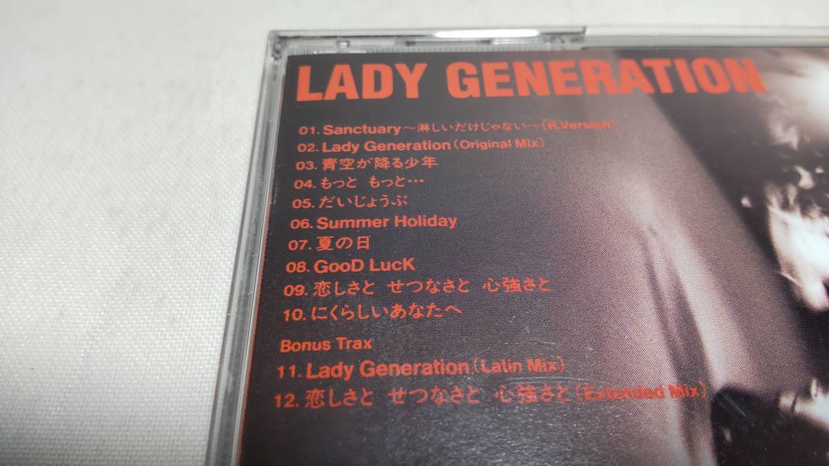 A2302　 『CD』　Lady Generation~淑女の世代~　/　　篠原涼子　　帯付_画像3