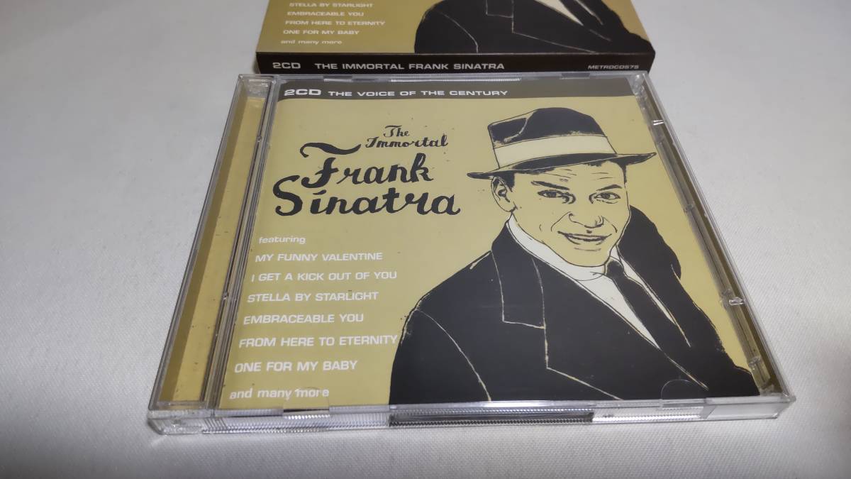 A2392  『CD』 The Immortal Frank Sinatra 2枚組 フランクシナトラ 輸入盤の画像2