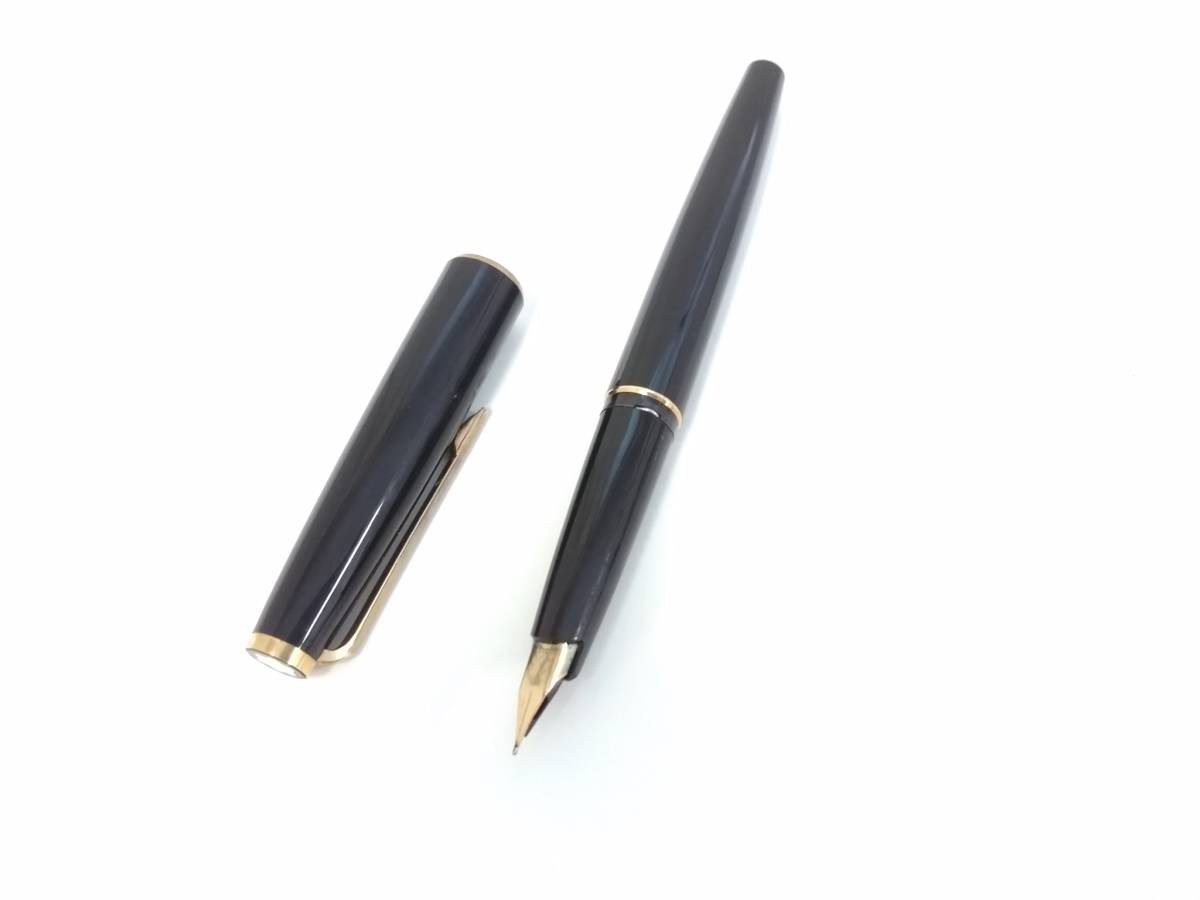 【美品】Montblanc モンブラン ペン先585 K14 万年筆/ホワイトスター/14金/ブランド文具/筆記用具/文房具/カートリッジ式/06KO121301_画像2