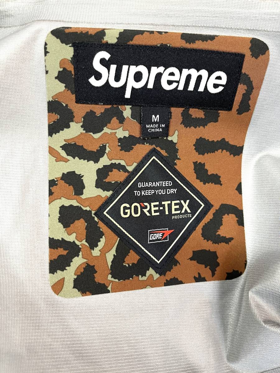 【極美品】SUPREME シュプリーム　19AW GORE-TEX TAPED SEAM JACKET ゴアテックス テープド シーム ジャケット レオパード ブラウン　M_画像6