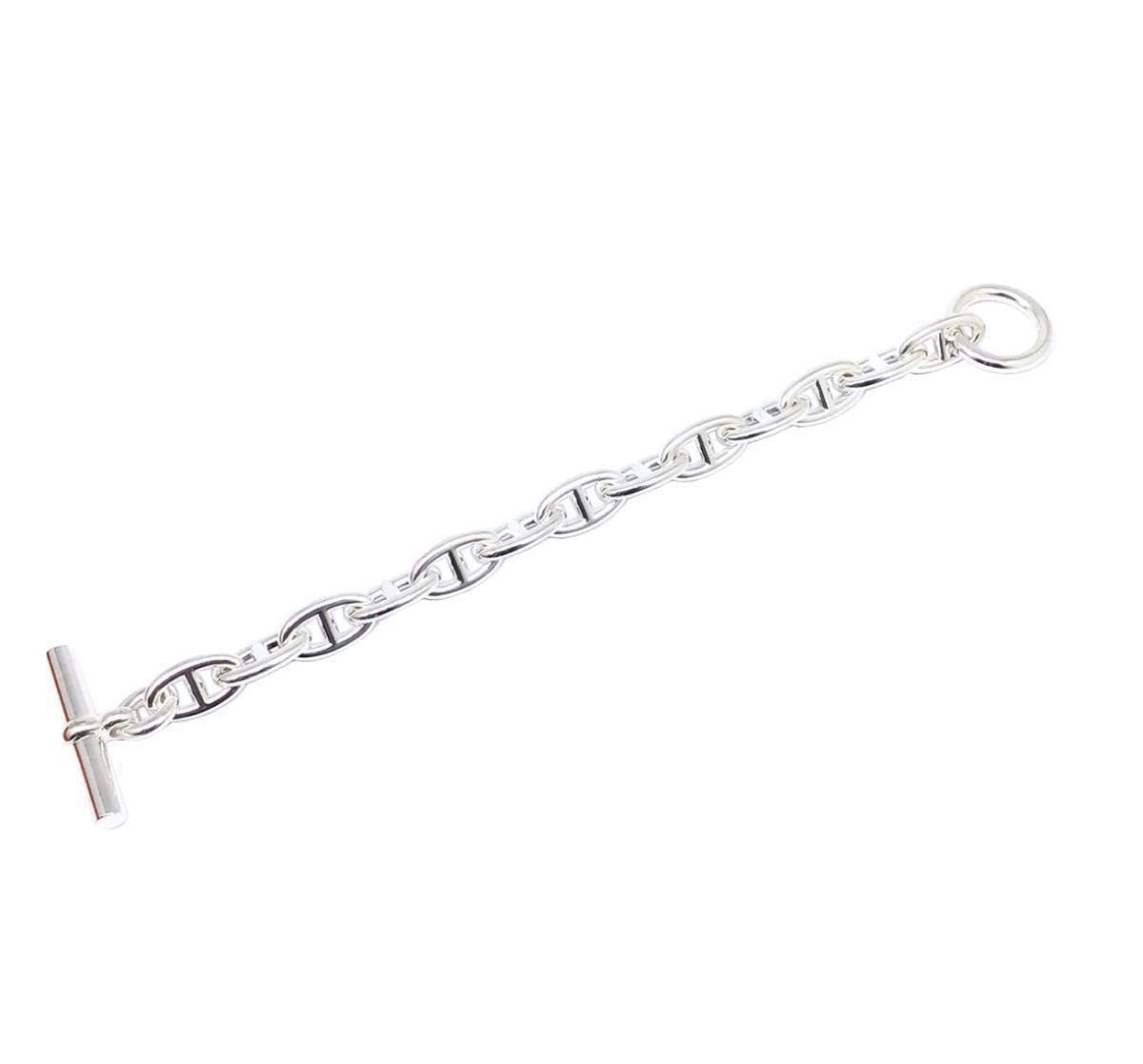 超美品】HERMES エルメス シェーヌダンクルGM 13コマ SV925 超美品】HERMES エルメス シェーヌダンクルGM 13コマ SV925