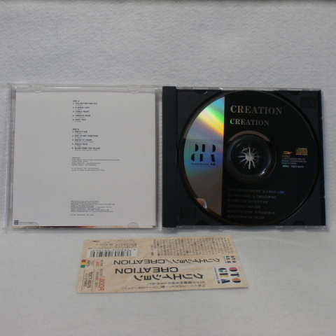 ＜新品同様＞　クリエイション　/　CREATION　　（デビュー盤）　帯付　　国内正規セル版_画像3