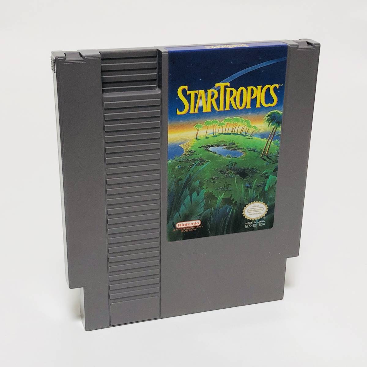 北米版 ファミコン NES 日本未発売 任天堂製タイトル スタートロピックス 外箱＋ソフト 説明書欠品 動作確認済み Nintendo NES StarTropics