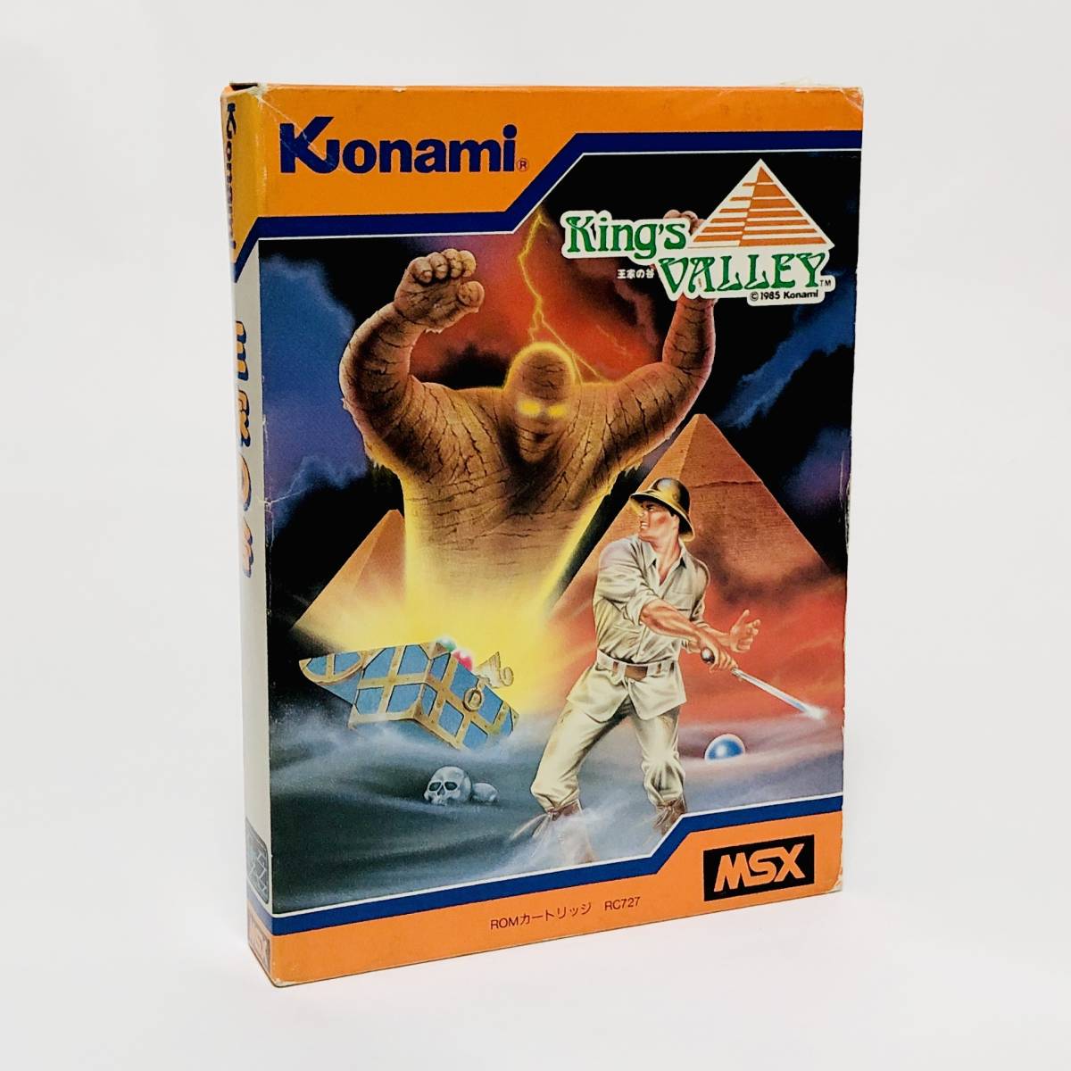 MSX 王家の谷 箱説付き コナミ レトロゲーム Ouke no Tani / King's Valley CIB Konami RC727_画像2