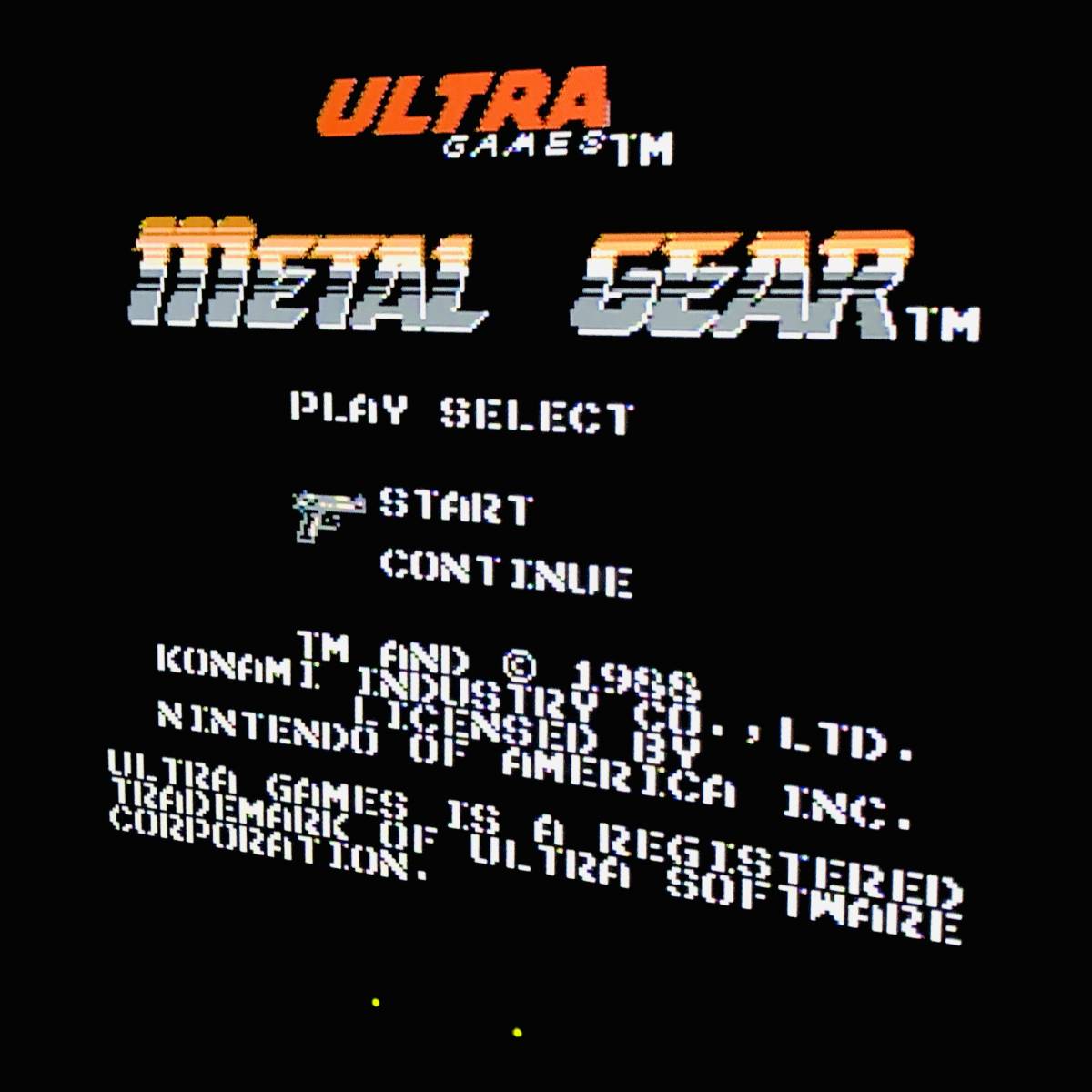 【送料無料】 北米版 ファミコン NES メタルギア Metal Gear ソフトのみ 痛みあり Ultra Games Konami コナミ レトロゲーム_画像10