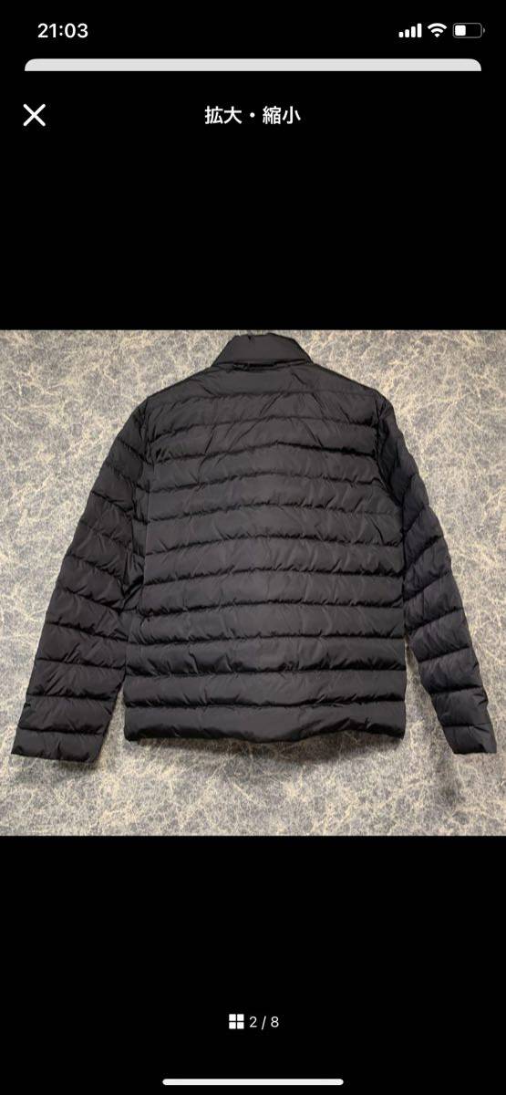 VERSACE DOWN JACKET LOGO / BLACK 52