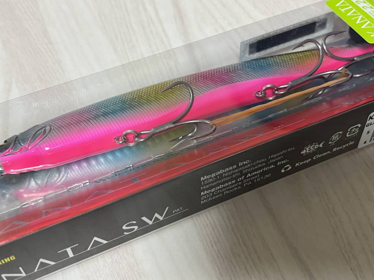 O ■■ 新品 メガバス カナタ SW 160㎜ 31g【GLX BLUPIN RAINBOW】KANATA SW Megabass ■■ Ｋ1.1222の画像4