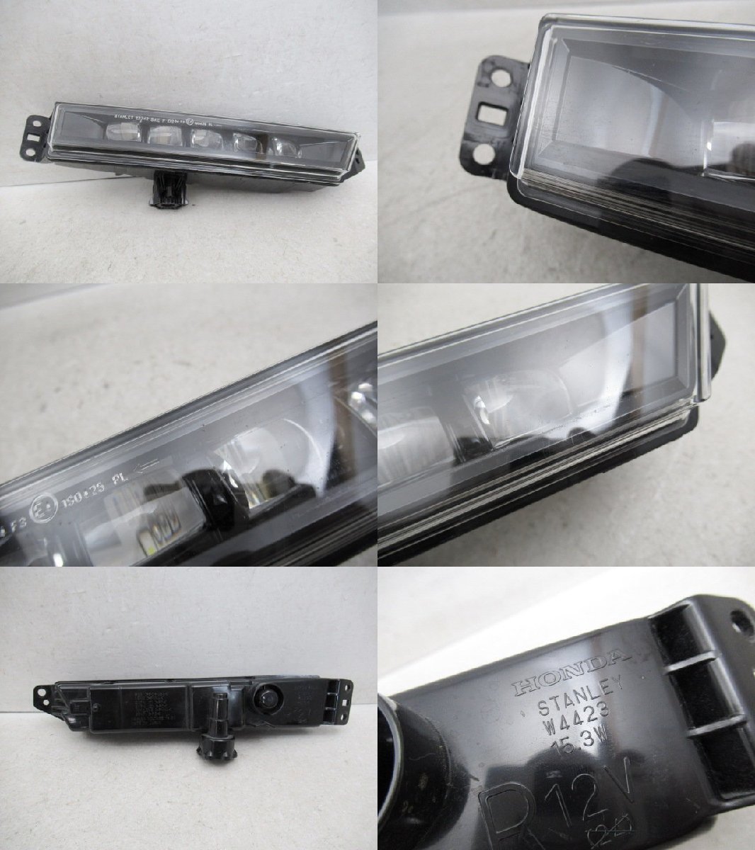 【即決有】 ホンダ ステップワゴン スパーダ RP5 後期 純正 右 フォグ LED STANLEY W4423 (n090689)_画像2