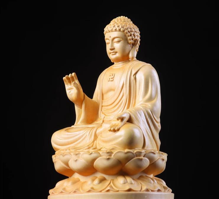 阿弥陀仏座像 彫刻 仏教工芸 高約10cm_画像4
