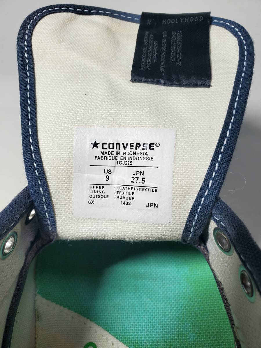 CONVERSE Addict N.HOLLYWOOD Nハリウッド 別注 オールスター ジャックパーセル 復刻 ネイビー スエードレザー US9 27.5cm 尾花大輔_画像4