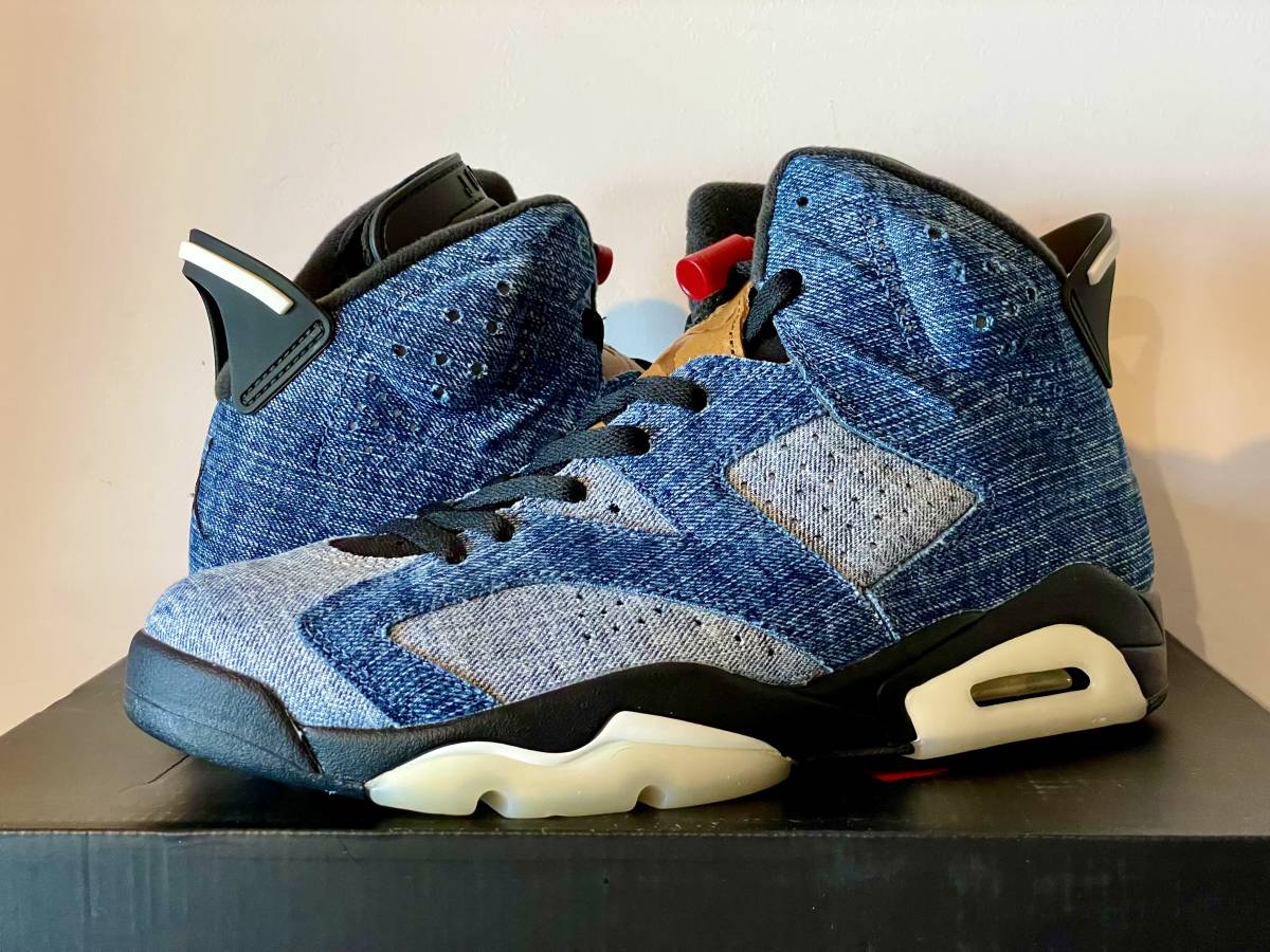 【即決】NIKE AIR JORDAN 6 RETRO（26.5cm）ナイキ NIKELAB AIRJORDAN AJ AJ6 ジョーダン ジョーダン6 エアジョーダン6 denim デニム 新品