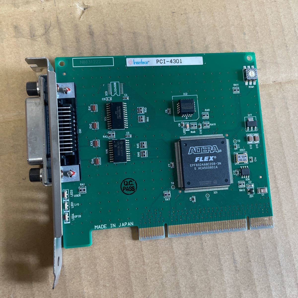 （E-108）ＰＣＩ－４３０１　GPIBインターフェイス　ＰＣＩシリーズ_画像1