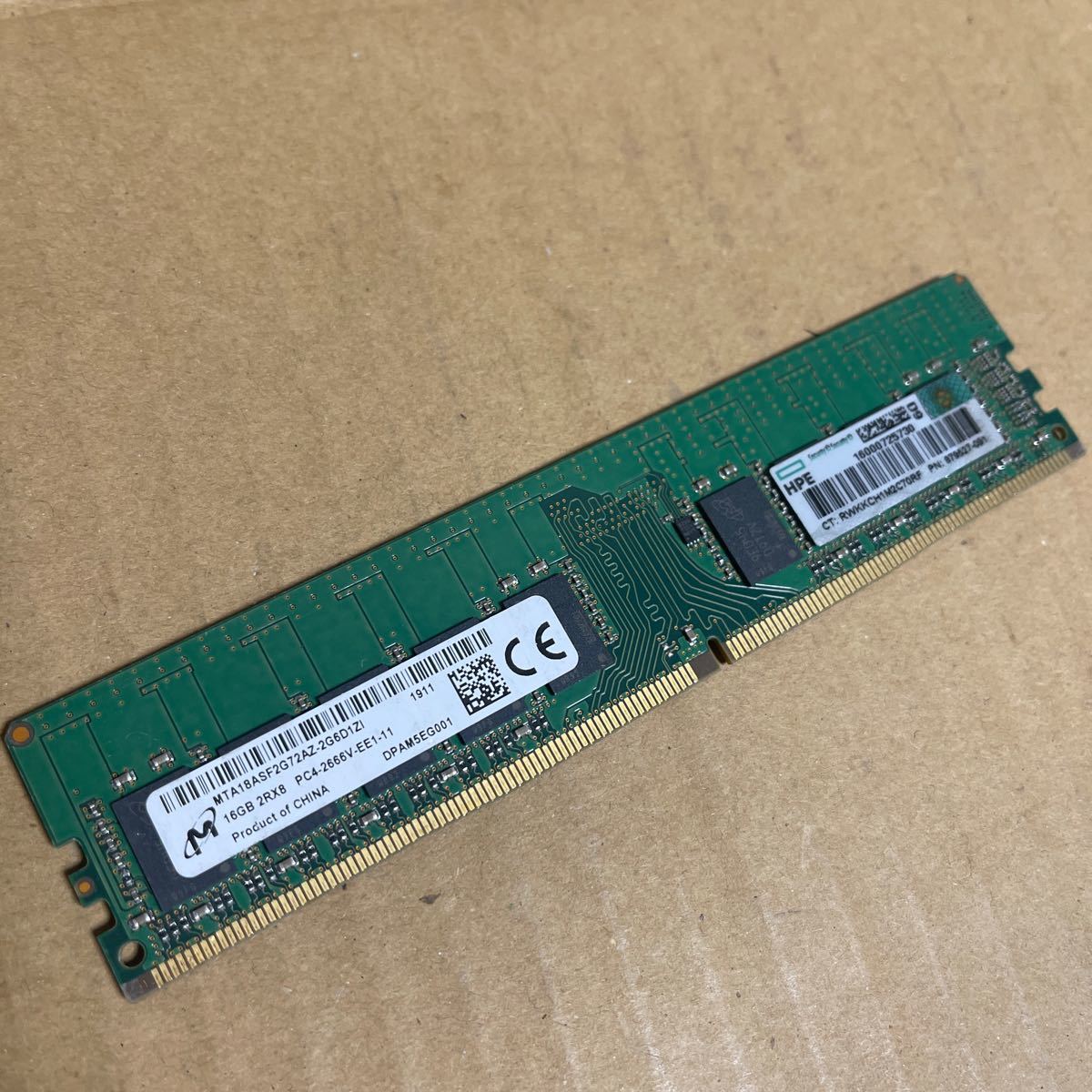 Micro 16GB 2Rx8 PC4-2666V 1枚の画像1