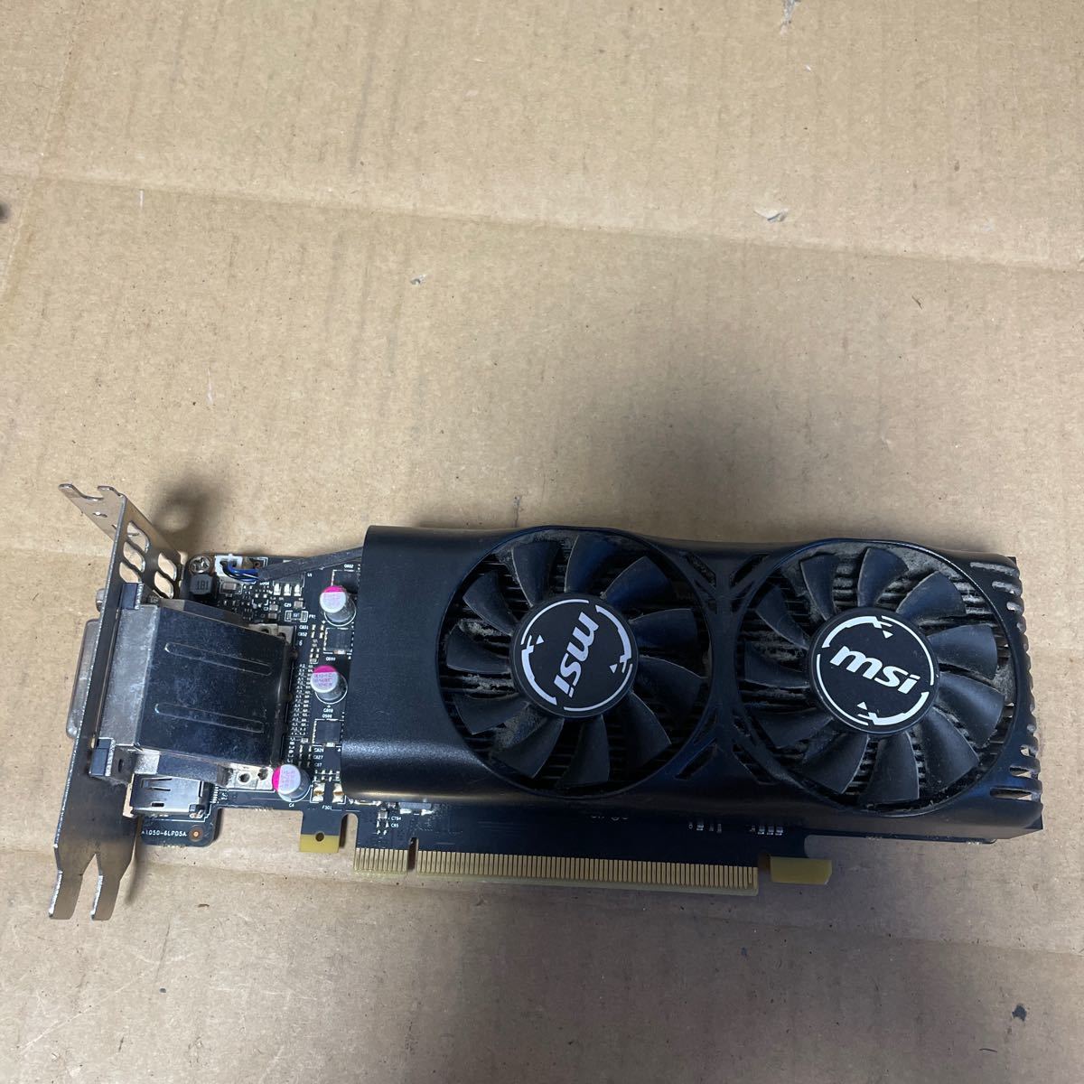 （F-64）GeForce GTX 1050Ti 4GT LP MSI nVIDIA グラフィックボード グラボ ロープロファイル_画像1