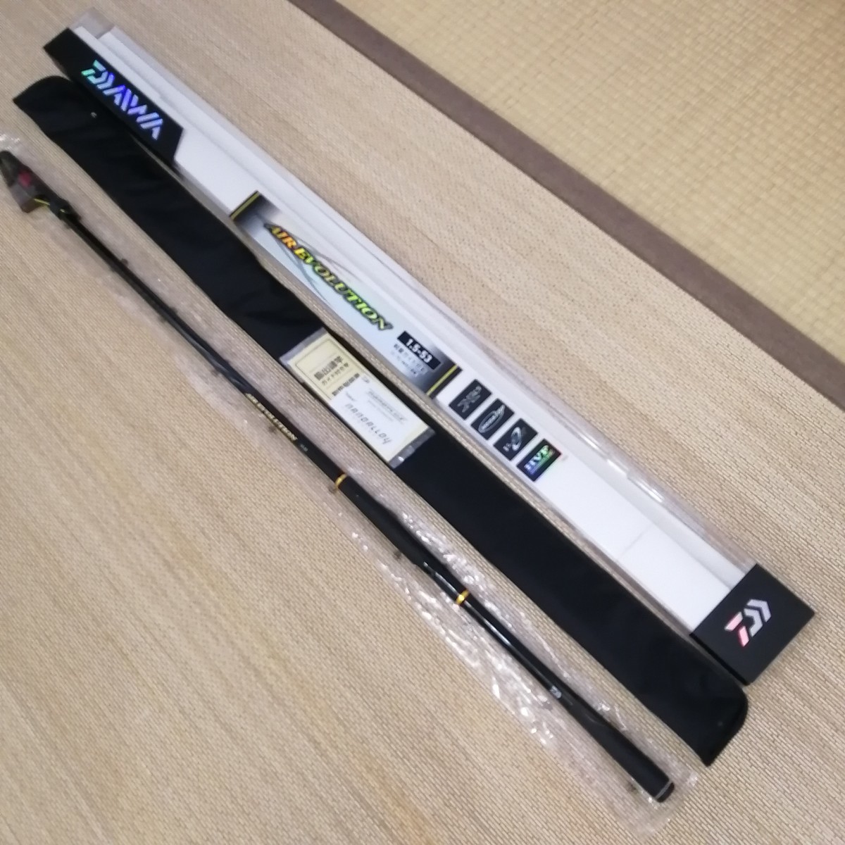 ダイワ・AIR EVO エアエボリューション 1.5-53 軽量ガイド搭載 ダイワ・AIR EVO エアエボリューション 1.5-53 軽量ガイド搭載