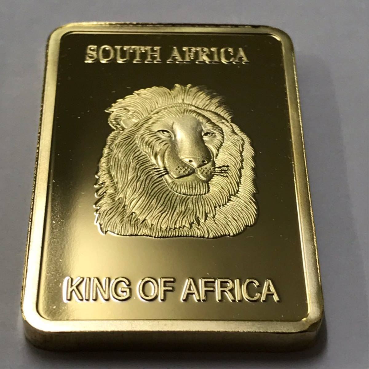 原文:ゴールドバー 27.1g 南アフリカ 野生動物 ライオン 999ゴールドクラッド ゴールドプレート インゴット 実物資産 ポイント消化 同梱歓迎
