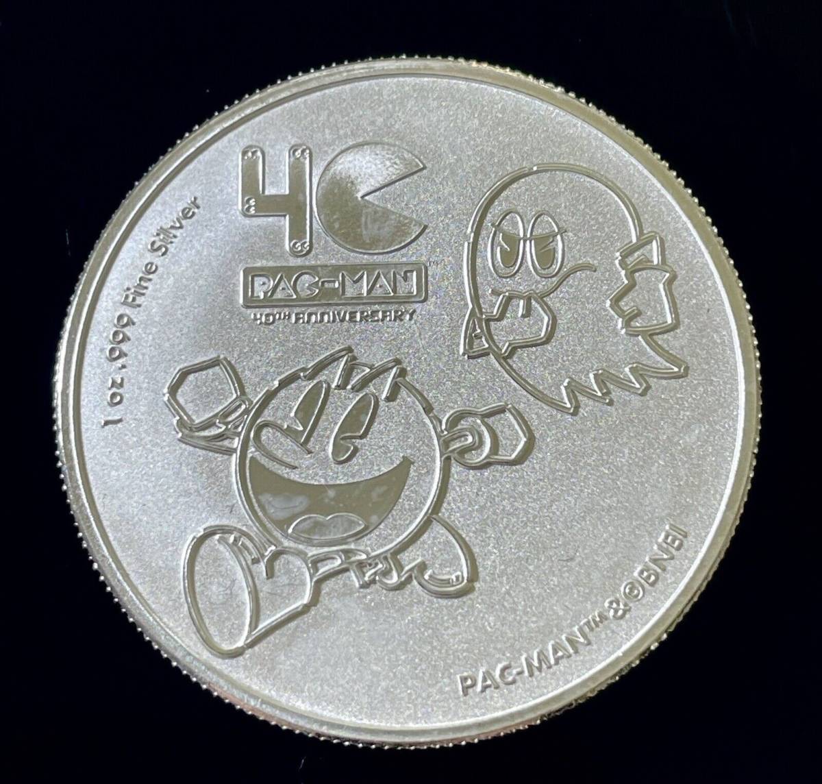 2020年　1オンス　銀貨　パックマン　40周年　記念銀貨　超希少！_画像5