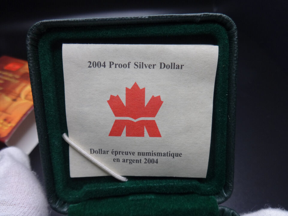 2004年 カナダ建国400周年記念　25グラム　プルーフ　銀貨_画像6