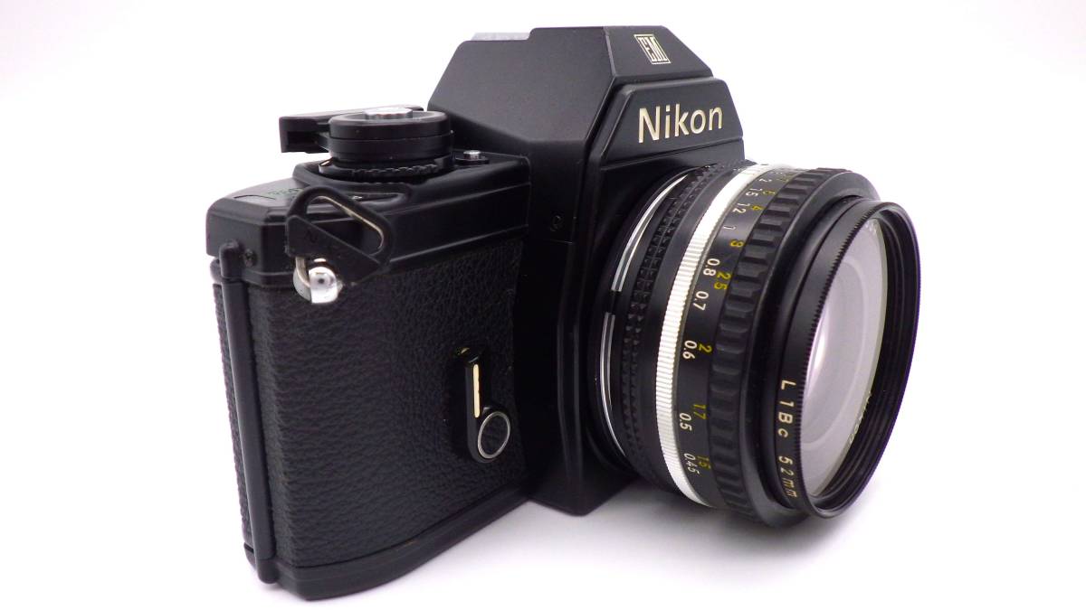 Nikon ニコン EM M90 NIKKOR 50mm f1.8レンズ付 フィルムカメラ MFカメラ 一眼レフ オールドレンズ_画像2