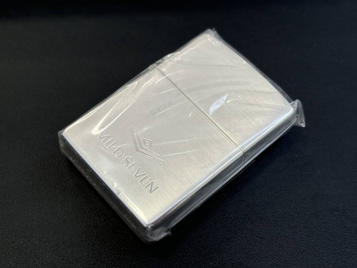 【5593】未使用品 Zippo マイルドセブン ロゴ ライター 箱付き_画像2