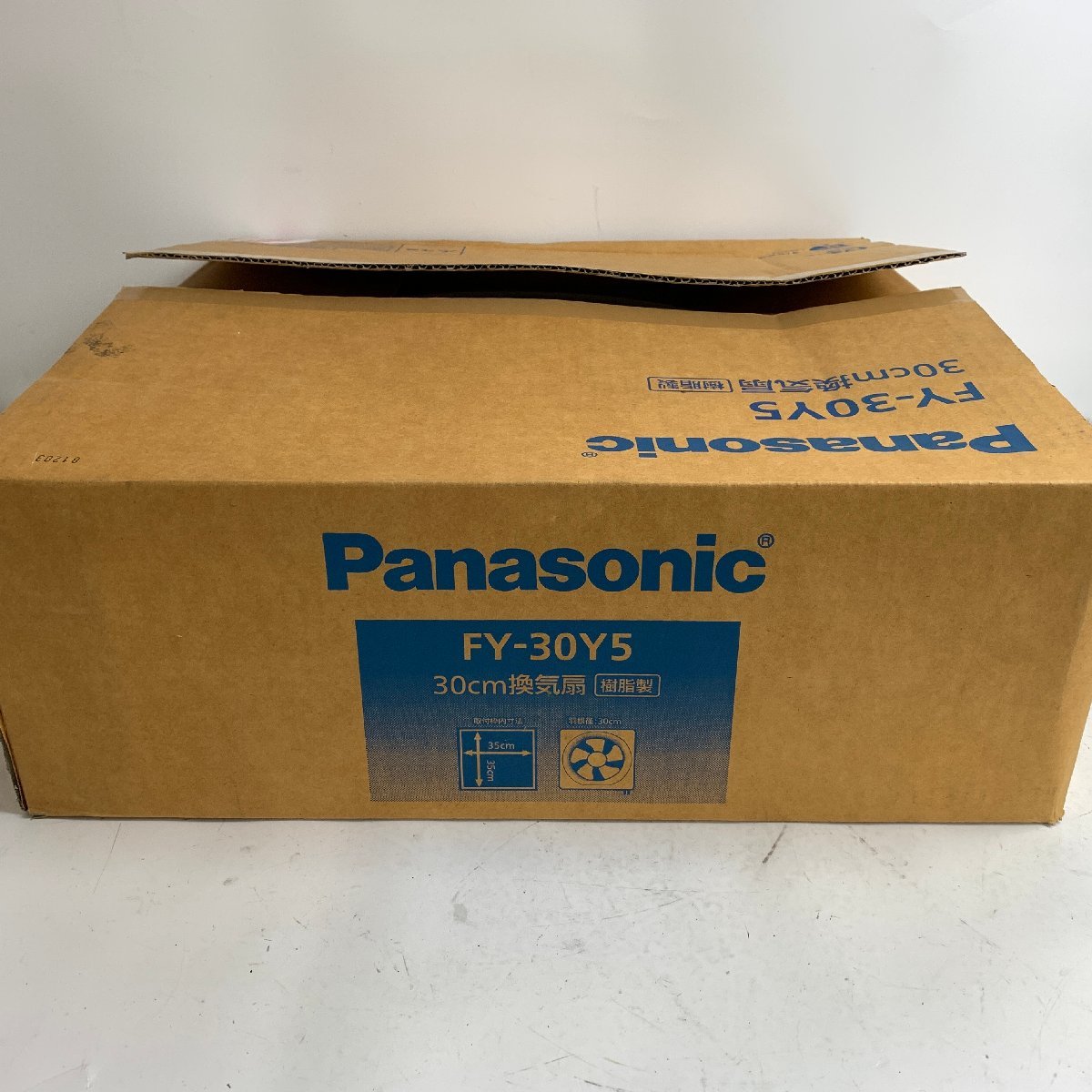 f001 N 未使用品 Panasonic パナソニック 換気扇 台所 羽根30cm FY-30Y5 引きひも式_画像1
