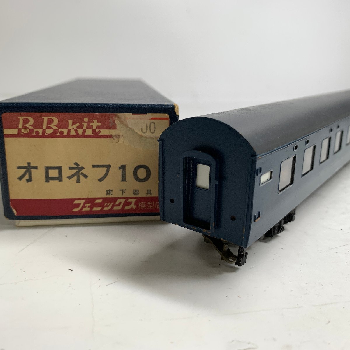 f001l G 13. HOゲージ フェニックス模型店 オロネフ10 床下器具付き 電車 鉄道模型 当時物 玩具_画像1