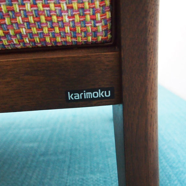 【良品】Karimoku Quality カリモク 3人掛けロビーチェア 3Pソファ ファブリック 布張り 肘なし 長椅子 (LA40)_画像8