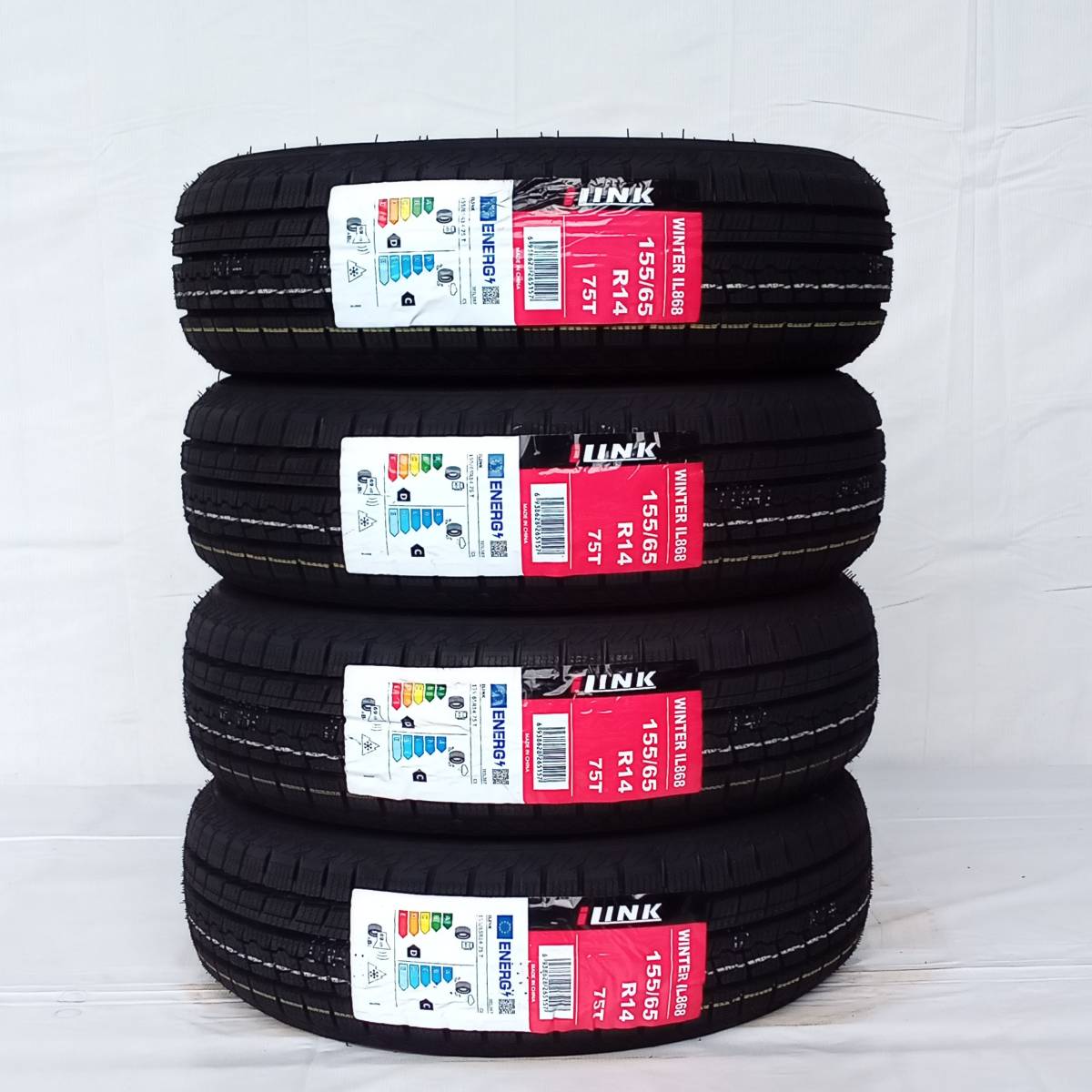 155/65R14 75T スタッドレスタイヤ ILINK WINTER IL868 23年製 送料無料 4本税込 \15,120より 2_画像1