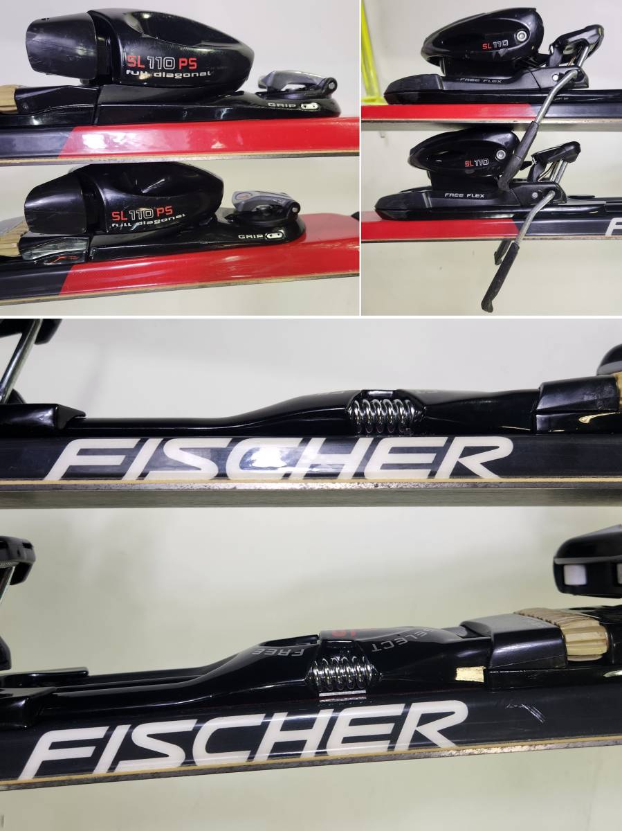 □FISCHER VC310ICE 168cm / TYROLIA SL110 ビンディング / SCOTT スティック バッグセット 現状品 フィッシャー チロリア スコット_画像5