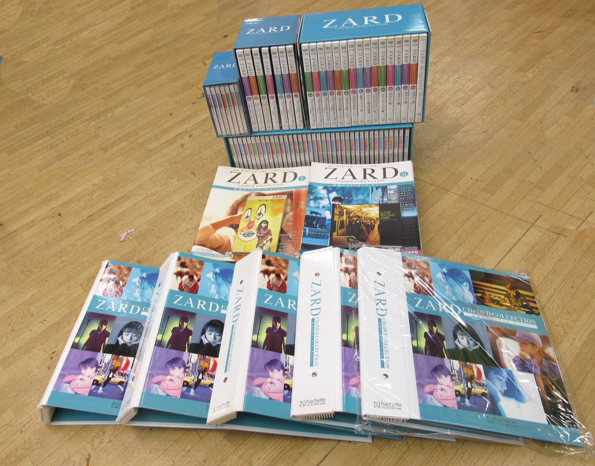 ZARD CD＆DVD コレクション　No.1～67全巻セット　CD＆DVD未開封　専用バインダー×５　CDジャケットポストカード_画像1