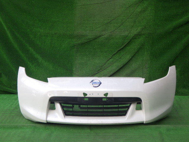 Z34 HZ34 previous term Fairlady Z original front bumper white pearl 62022 1EA0H