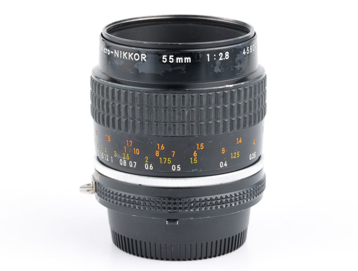 04131cmrk Nikon Micro-NIKKOR 55mm F2.8 Ai-S 単焦点 マクロレンズ Fマウント_画像2