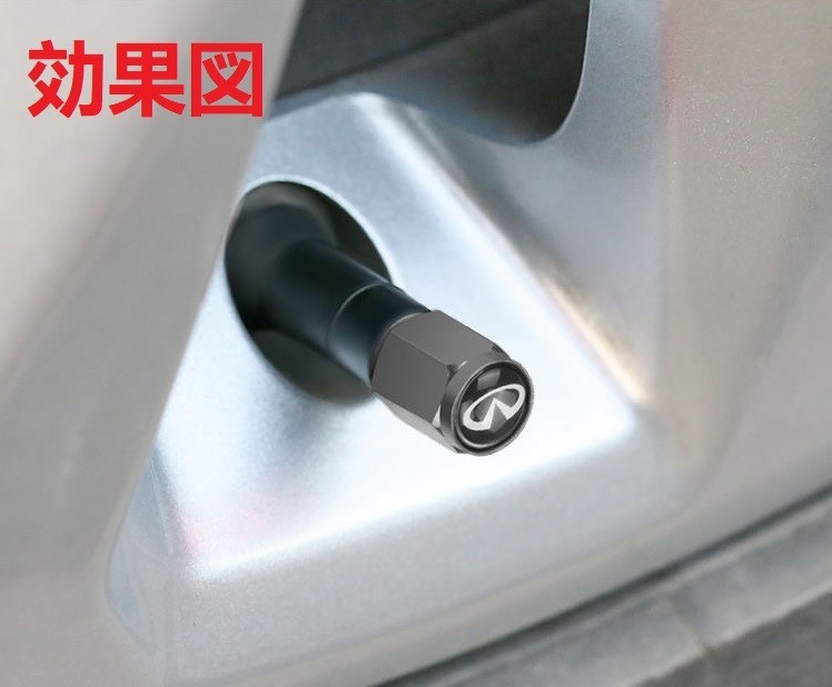 * Subaru SUBARU*426* silver * car tire valve cap cover 4 piece set hexagon air valve cap valve(bulb) no nozzle cover 