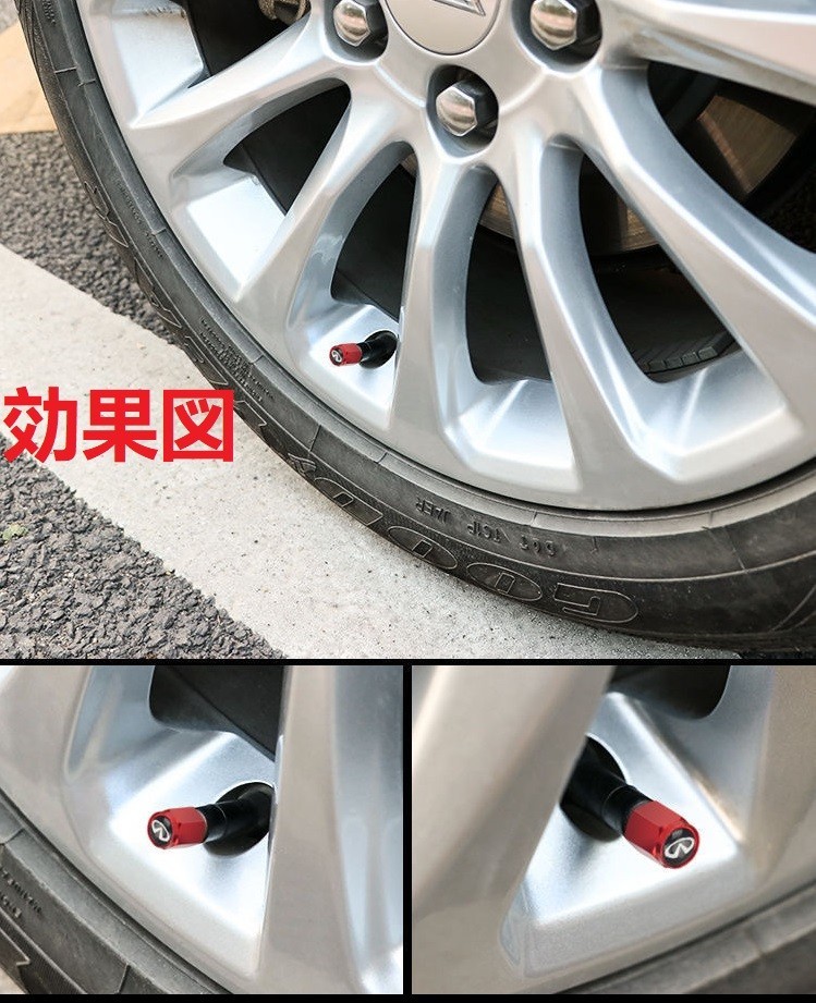 * Subaru SUBARU*426* silver * car tire valve cap cover 4 piece set hexagon air valve cap valve(bulb) no nozzle cover 