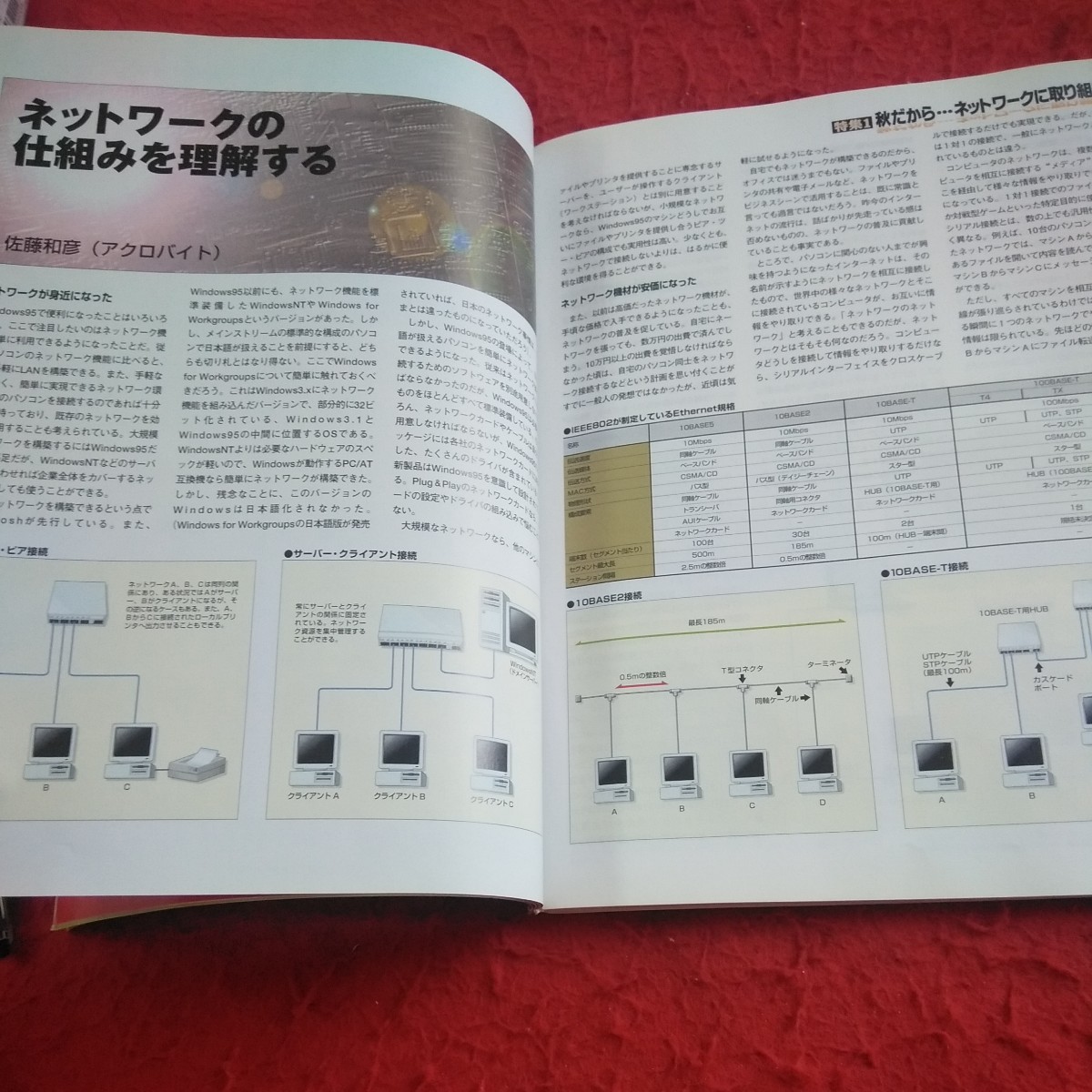 c-307 ハロー!PC 10月号 1996年発行 特集 秋だから…ネットワークに取り組む 低価格35㎜フィルムスキャナを選ぶ など ソフトバンク※8_画像5