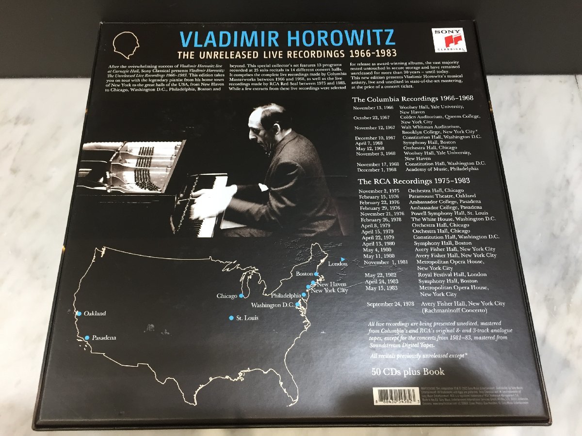 ★CD★[SONY] ホロヴィッツ 「Vladimir Horowitz in Recital - The Complete Columbia and RCA Live Recordings 1966-1983」_画像2