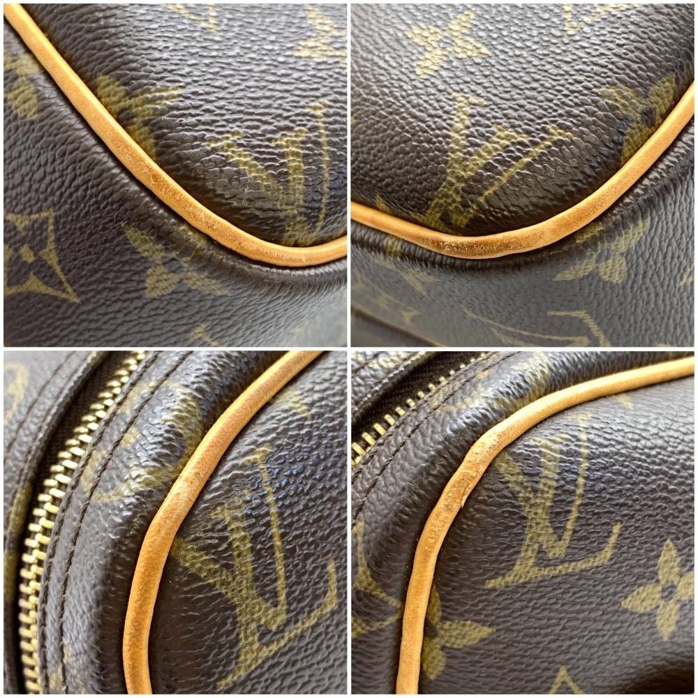 LOUIS VUITTON ルイヴィトン M45254 リポーターPM モノグラム レディース ショルダーバッグ 斜め掛け ブラウン 廃盤品 管理RT35412_画像6