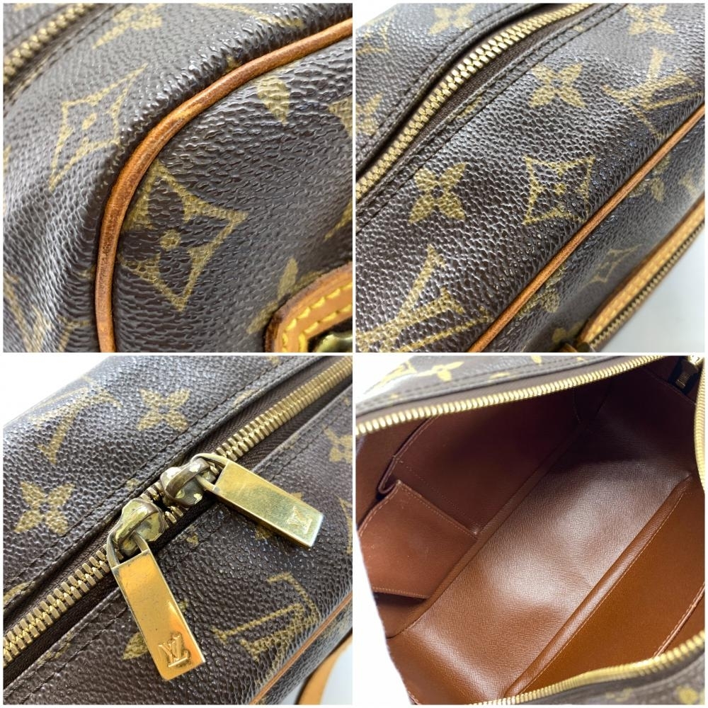 LOUIS VUITTON ルイヴィトン M51182 シテMM モノグラム レディース ショルダーバッグ 肩掛け ブラウン 廃盤品 管理RT35684_画像8