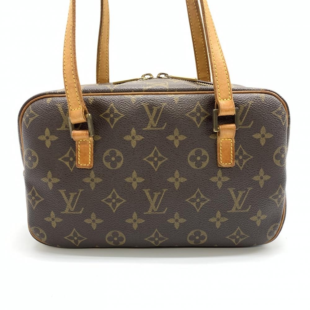 LOUIS VUITTON ルイヴィトン M51182 シテMM モノグラム レディース ショルダーバッグ 肩掛け ブラウン 廃盤品 管理RT35684_画像4