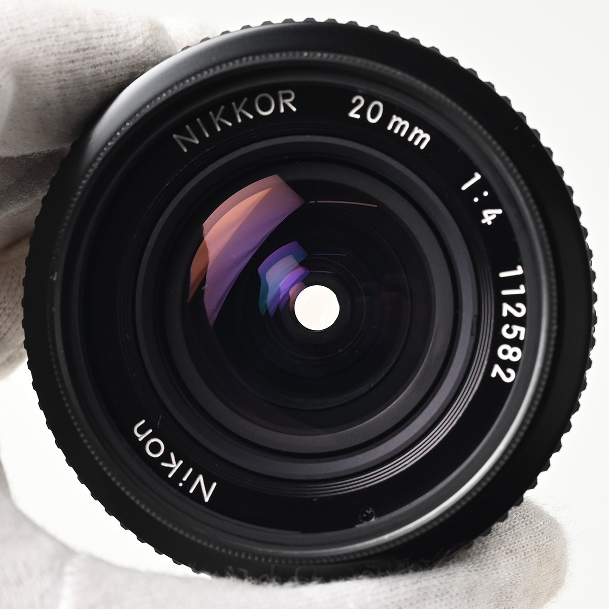 【美品】Nikon AI Nikkor 20mm F4 レンズフィルター・フード・レザーケース付 ニコン ニッコール 35mm判 一眼レフ_画像6