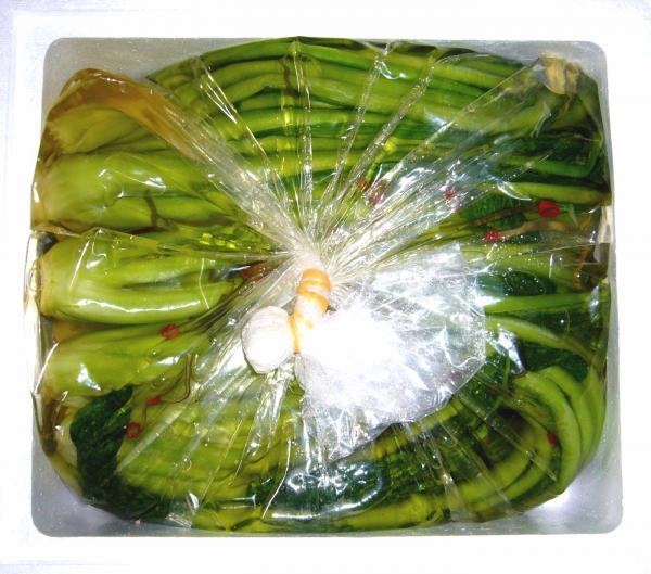 当店大人気　信州特産野沢菜漬け　本場の味を　3ｋｇ　無添加、無着色(6)_画像2