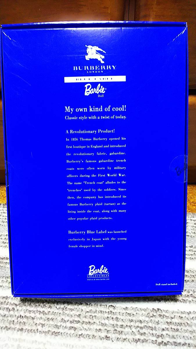 Barbie Barbie кукла Burberry Blue Label новый товар стандартный товар ограниченный товар 