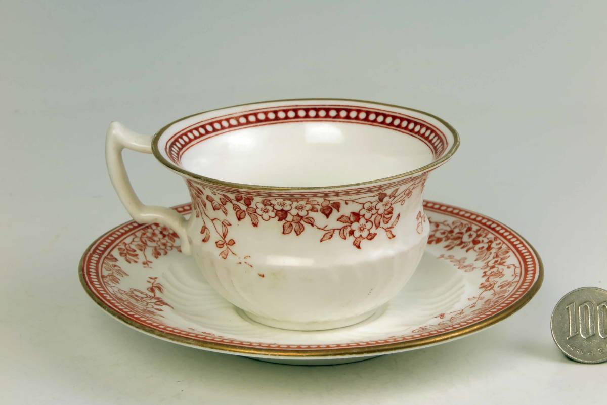 　　ウェジウッド　=　豪華金彩　Old Cup&Saucer　　==　Y2074　(1級品)　_画像2