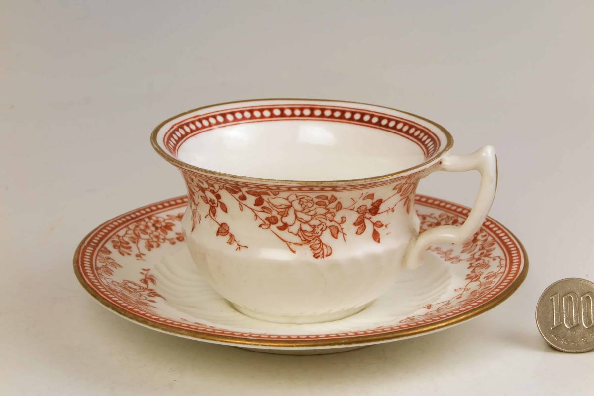 　　ウェジウッド　=　豪華金彩　Old Cup&Saucer　　==　Y2074　(1級品)　_画像4