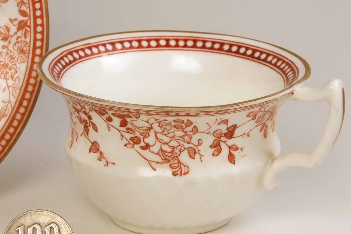 　　ウェジウッド　=　豪華金彩　Old Cup&Saucer　　==　Y2074　(1級品)　_画像5