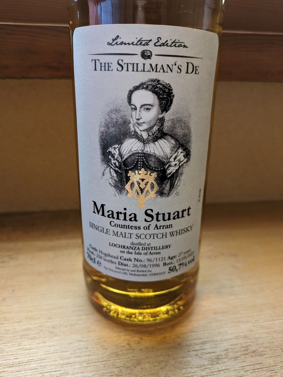 激レア アラン Arran 1996 Maria Stuart 27年 The Stillman 0 7l 激レア アラン Arran 1996 Maria Stuart 27年 The Stillman 0 7l