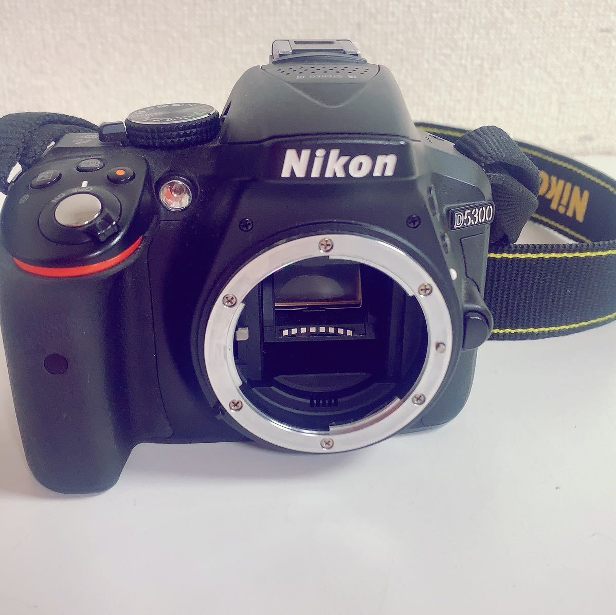 Nikon D5300 デジタル一眼レフ カメラレンズセットAF-S 55-300mm 1:4.5-5.6G AF-S 18-55mm 1:3.5-5.6GⅡ 充電器あり 通電、動作確認済みKD_画像2