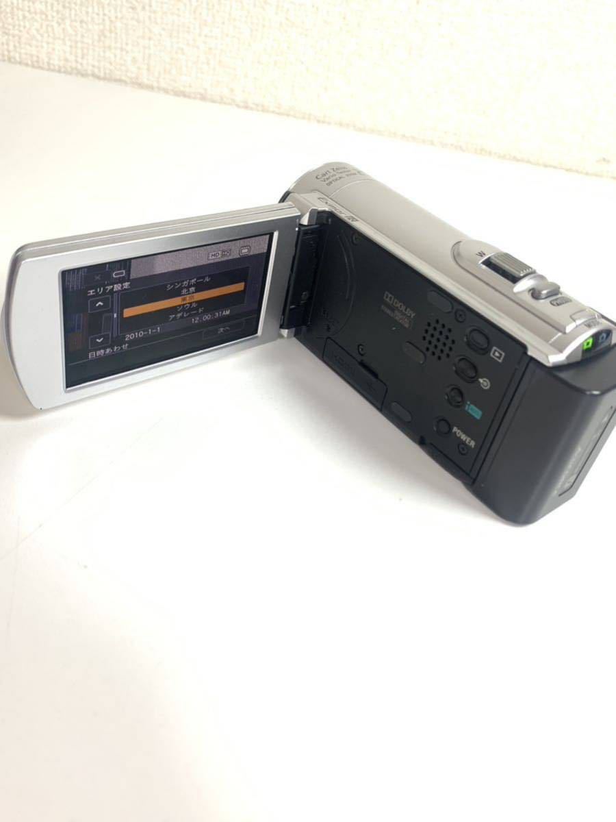 SONY ソニー デジタルHDビデオカメラレコーダー ハンディカム HDR-CX170 ケーブル 充電器 説明書 バッテリー 箱 通電、動作確認済み SY_画像4